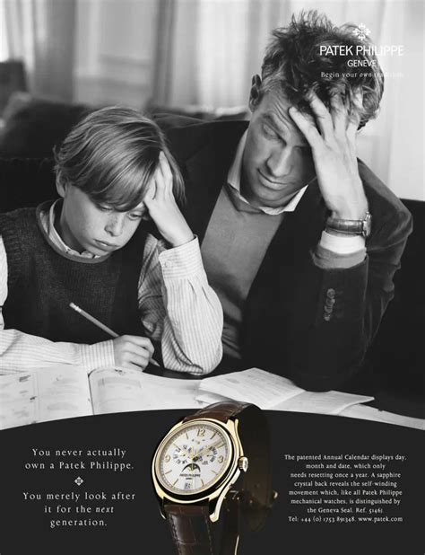 patek philippe watch ads